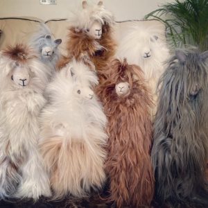 Suri Alpaca Plush Model Animal