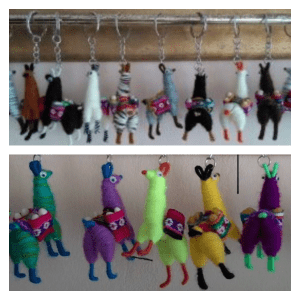 Alpaca Keyrings from Peru