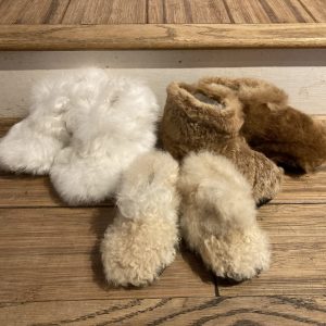 Children’s Alpaca Fur Slippers