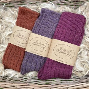 British Blend Alpaca Bed Socks (X small)